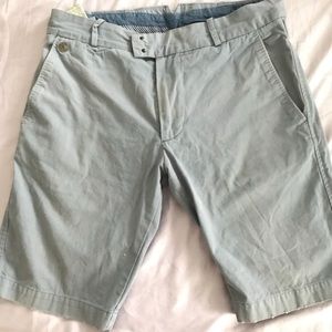 DIESEL BLUE CARGO BERMUDA SHORTS TAPERED
